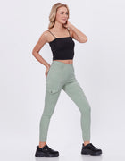 Blum Denim Women's (1612) Pista Skinny Fit High-Waist Cargo/Joggers: Ankle-Length Stretchable Knitted Denim Jeans for Effortless Style