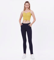 Blum Women's (1783) Blue Four Way Roma Stretchable Formal Trousers: Elevate Your Professional Style