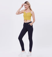 Blum Women's (1783) Blue Four Way Roma Stretchable Formal Trousers: Elevate Your Professional Style