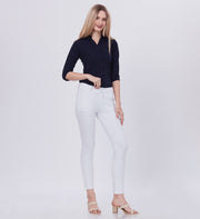 Blum Women's (1783) Grey Four Way Roma Stretchable Formal Trousers: Elevate Your Professional Style