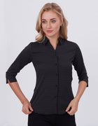 Blum Denim Women's (1003) Multicolor Formal Shirt with Shirt Collar, 3/4 Sleeves, in Inbox Fabric