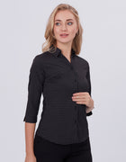 Blum Denim Women's (1003) Multicolor Formal Shirt with Shirt Collar, 3/4 Sleeves, in Inbox Fabric