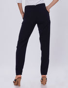 Blum Denim Women's (1301) Black Regular Fit Solid Formal Casual Trousers