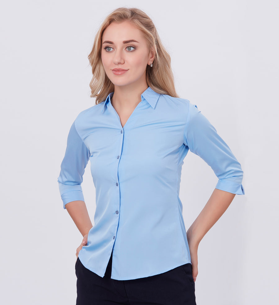 Light Blue Button Up Shirt Womens Outfit Womens Light Blue Denim