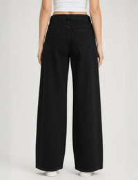 BLUM Women’s Wide Baggy Cotton Denim Jeans -(3796)