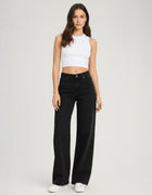 BLUM Women’s Wide Baggy Cotton Denim Jeans -(3796)